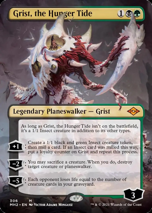 Grist the Hunger Tide (Borderless) [Modern Horizons 2] - MTG Single