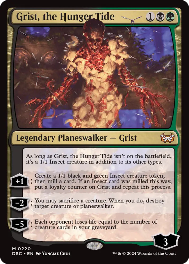 Grist the Hunger Tide [Duskmourn: House of Horror Commander] - MTG Single