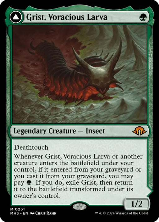 Grist Voracious Larva // Grist the Plague Swarm [Modern Horizons 3] - MTG Single
