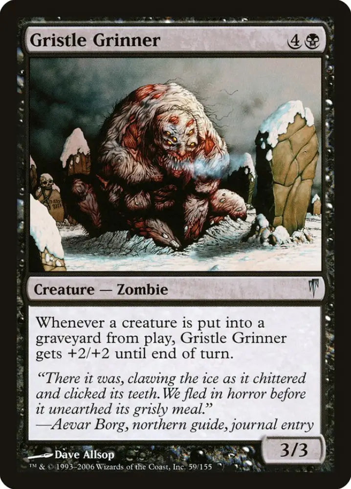 Gristle Grinner [Coldsnap] - MTG Single