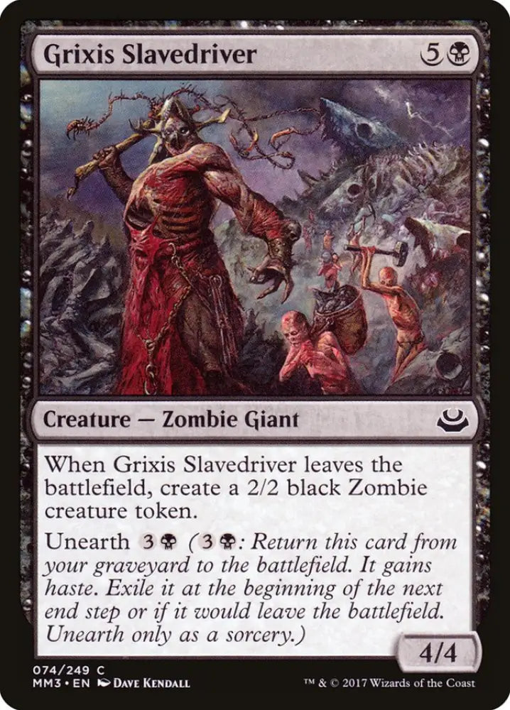 Grixis Slavedriver [Modern Masters 2017] - MTG Single