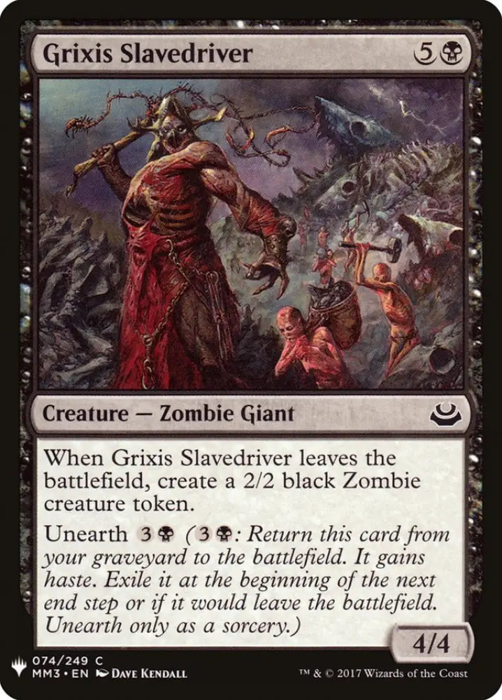 Grixis Slavedriver [Mystery Booster] - MTG Single