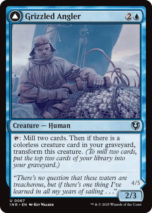 Grizzled Angler // Grisly Anglerfish [Innistrad Remastered] - MTG Single