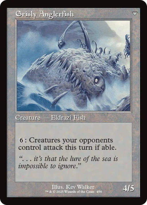 Grizzled Angler // Grisly Anglerfish (Retro Frame) [Innistrad Remastered] - MTG Single
