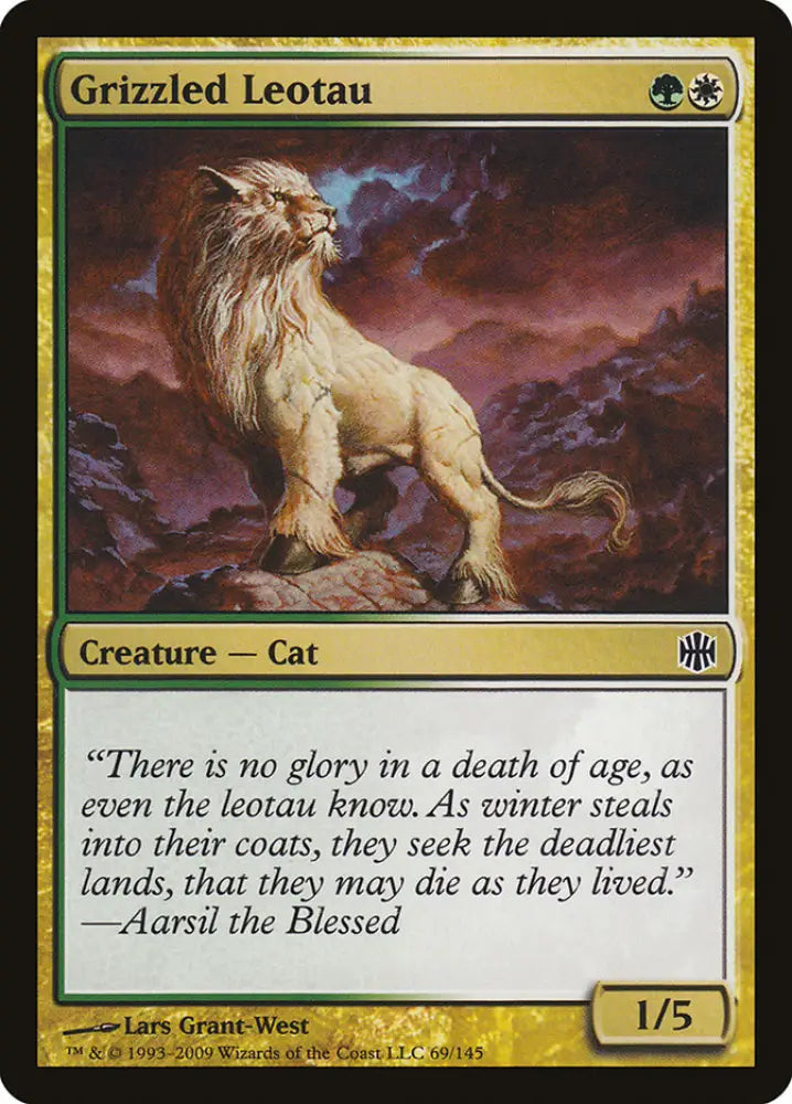 Grizzled Leotau [Alara Reborn] - MTG Single