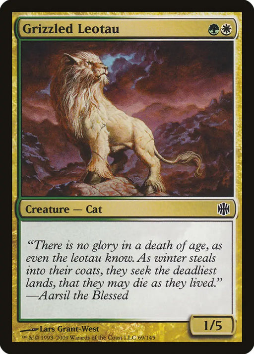 Grizzled Leotau [Alara Reborn] - MTG Single