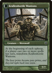 Grizzled Outcasts // Krallenhorde Wantons [Innistrad] - MTG Single