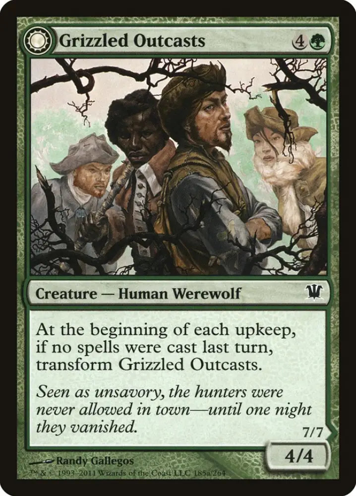 Grizzled Outcasts // Krallenhorde Wantons [Innistrad] - MTG Single