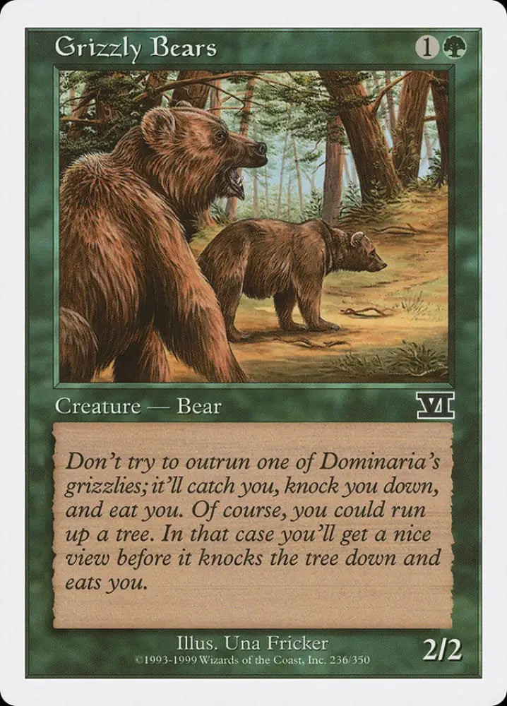 Grizzly Bears [Classic Sixth Edition] - MTG Single