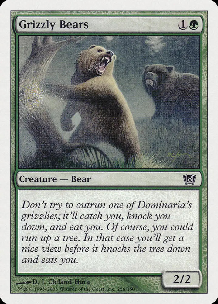 Grizzly Bears [Eighth Edition] - MTG Single