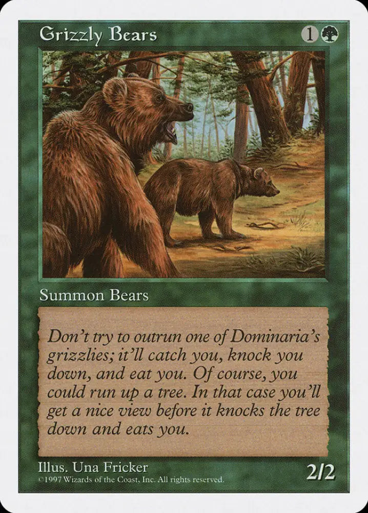 Grizzly Bears [Fifth Edition] - MTG Single