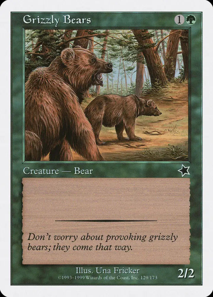 Grizzly Bears [Starter 1999] - MTG Single