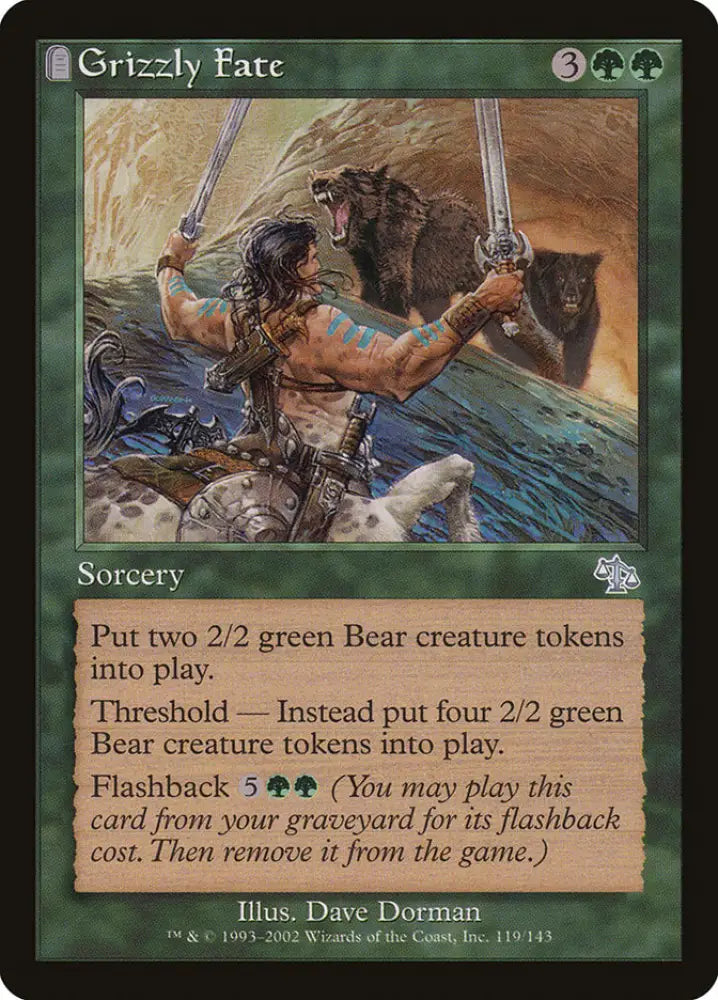 Grizzly Fate [Judgment] - MTG Single