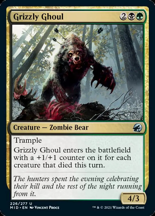 Grizzly Ghoul [Innistrad: Midnight Hunt] - MTG Single