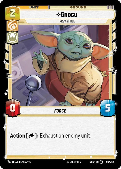 Grogu - Irresistible (196/262) [Shadows of the Galaxy] - Star Wars: Unlimited Single