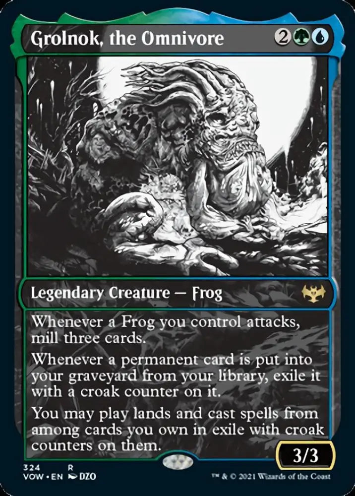Grolnok the Omnivore (Showcase Eternal Night) [Innistrad: Crimson Vow] - MTG Single