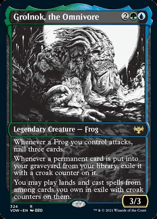 Grolnok the Omnivore (Showcase Eternal Night) [Innistrad: Crimson Vow] - MTG Single