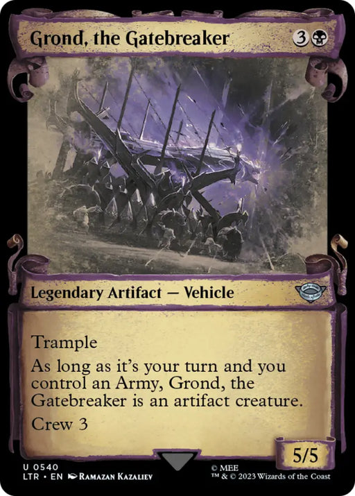 Grond the Gatebreaker [The Lord of the Rings: Tales of Middle-Earth Showcase Scrolls] - MTG Single