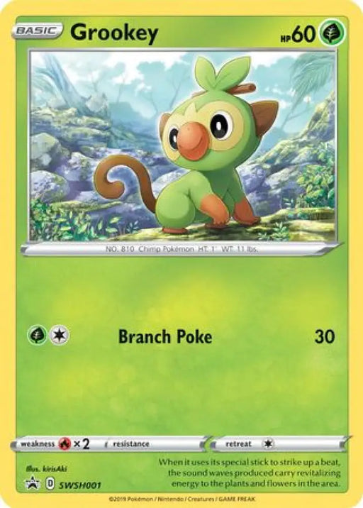 Grookey (SWSH001) [Sword & Shield: Black Star Promos] - Pokemon Single