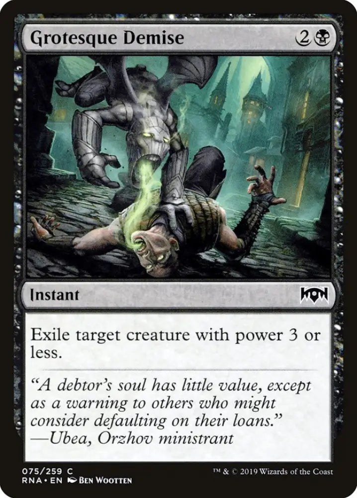 Grotesque Demise [Ravnica Allegiance] - MTG Single