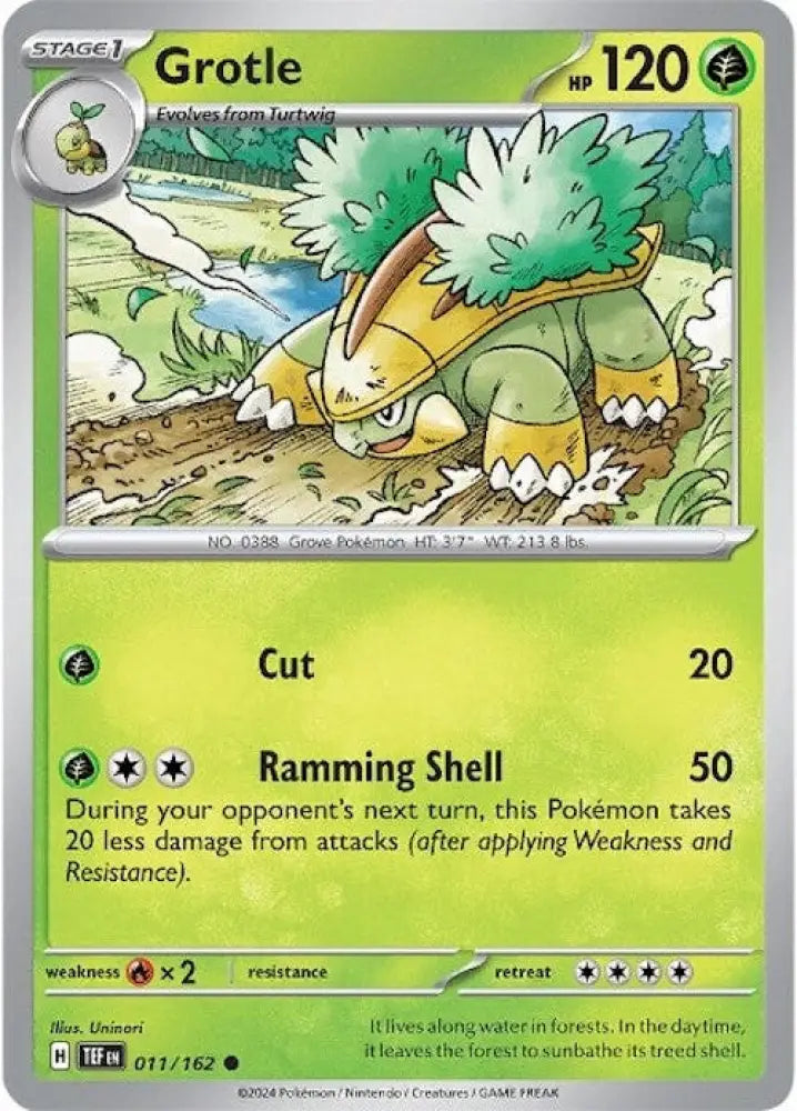 Grotle (011/162) [Scarlet & Violet: Temporal Forces] - Pokemon Single