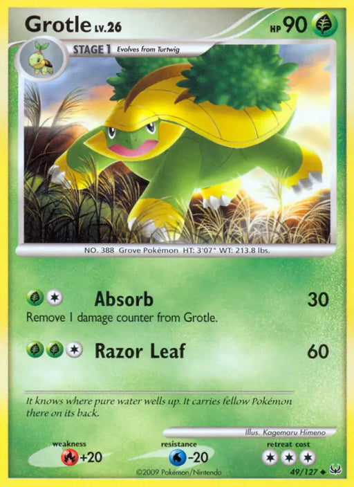 Grotle (49/127) [Platinum: Base Set] - Pokemon Single