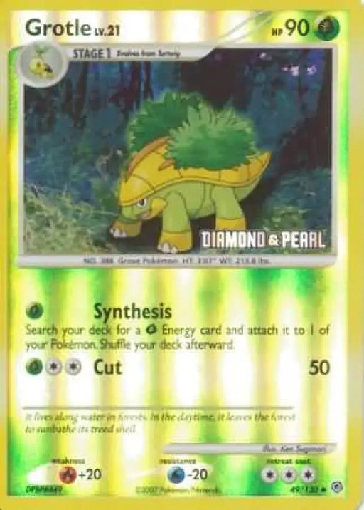 Grotle (49/130) [Burger King Promos: 2008 Collection] - Pokemon Single