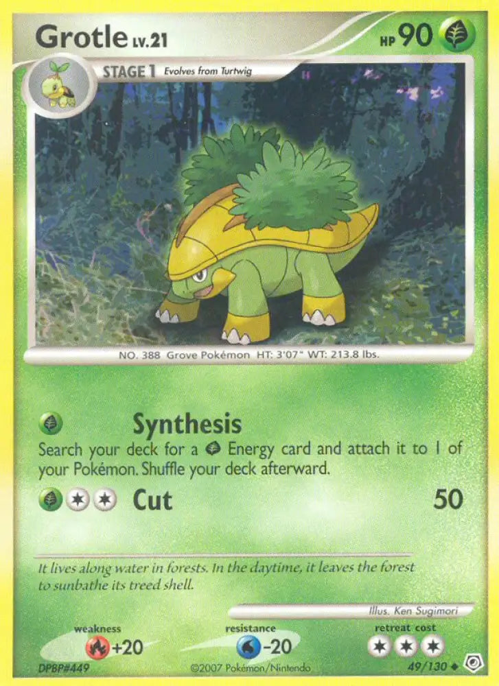 Grotle (49/130) [Diamond & Pearl: Base Set] - Pokemon Single