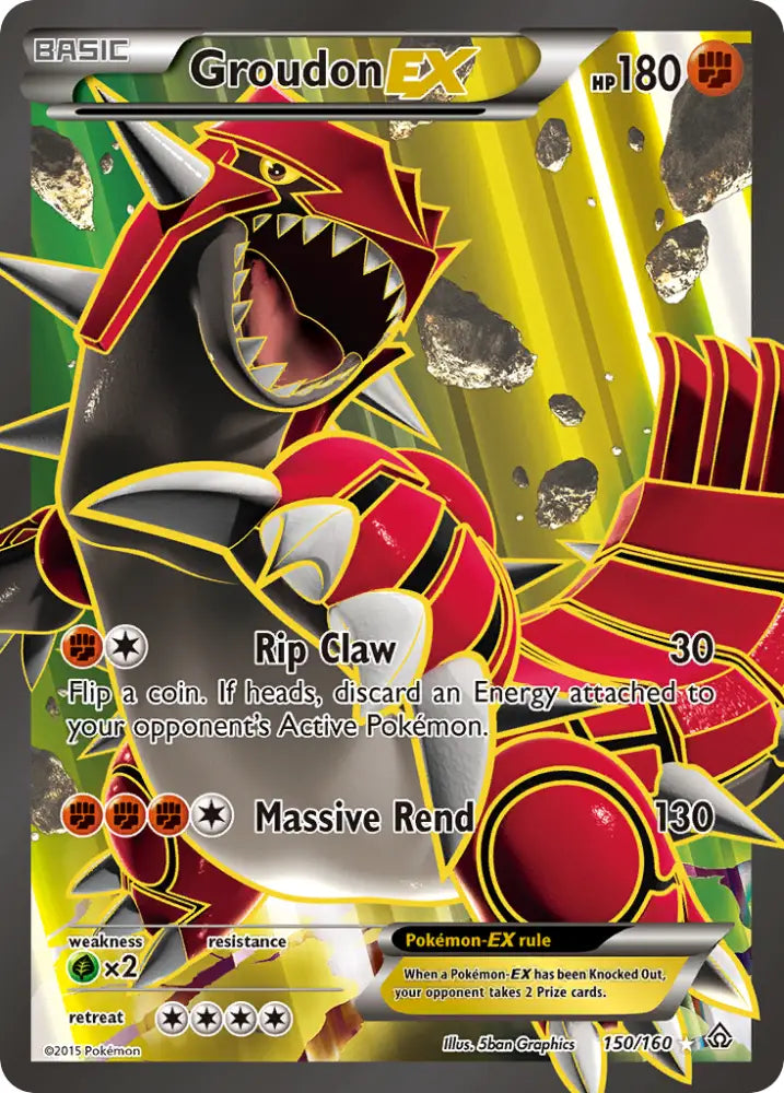 Groudon EX (150/160) [XY: Primal Clash] - Pokemon Single