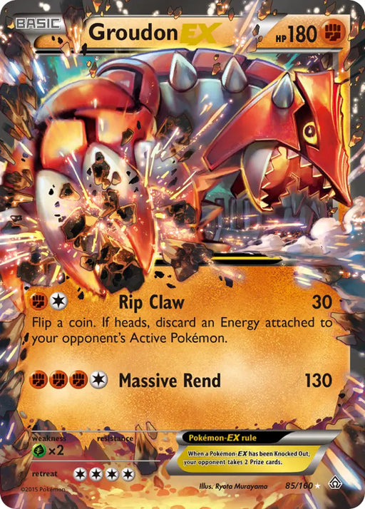Groudon EX (85/160) [XY: Primal Clash] - Pokemon Single