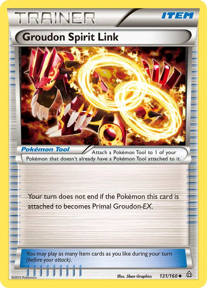 Groudon Spirit Link (131/160) [XY: Primal Clash] - Pokemon Single