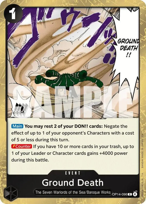 Ground Death (OP14-096) [The Azure Sea's Seven]