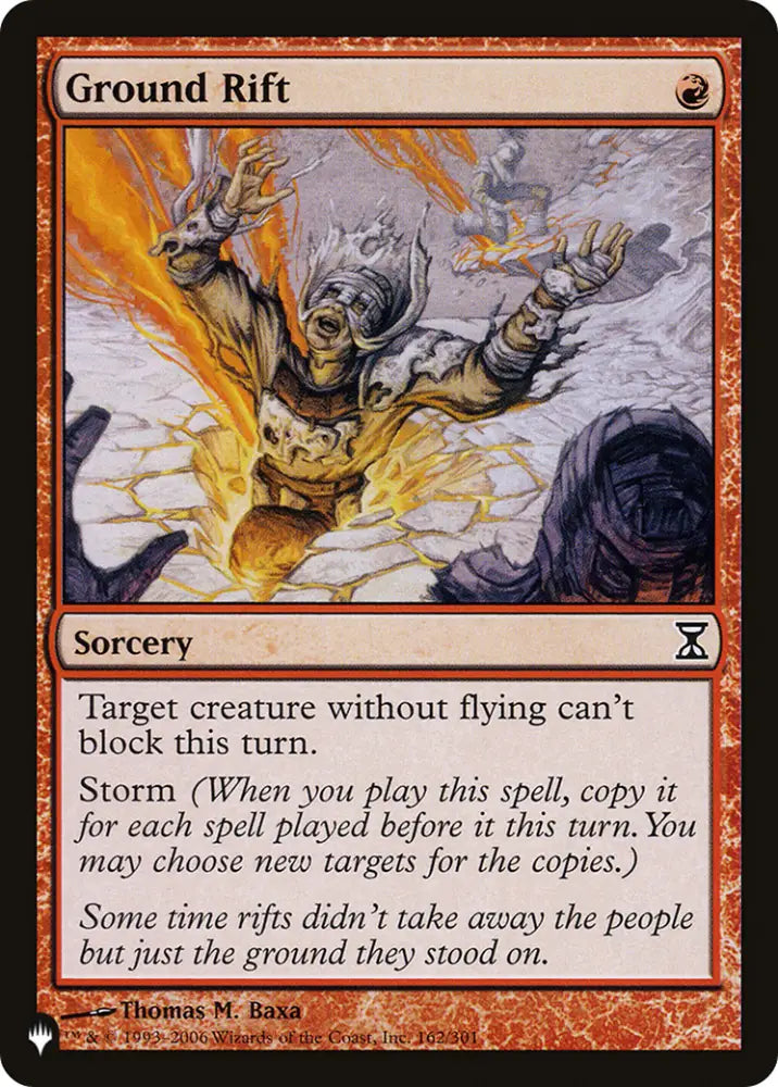 Ground Rift [The List] - MTG Single