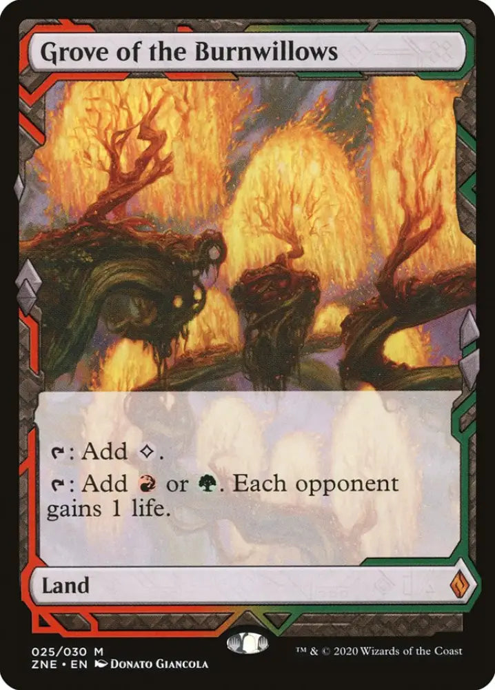 Grove of the Burnwillows (Expeditions) [Zendikar Rising Expeditions] - MTG Single