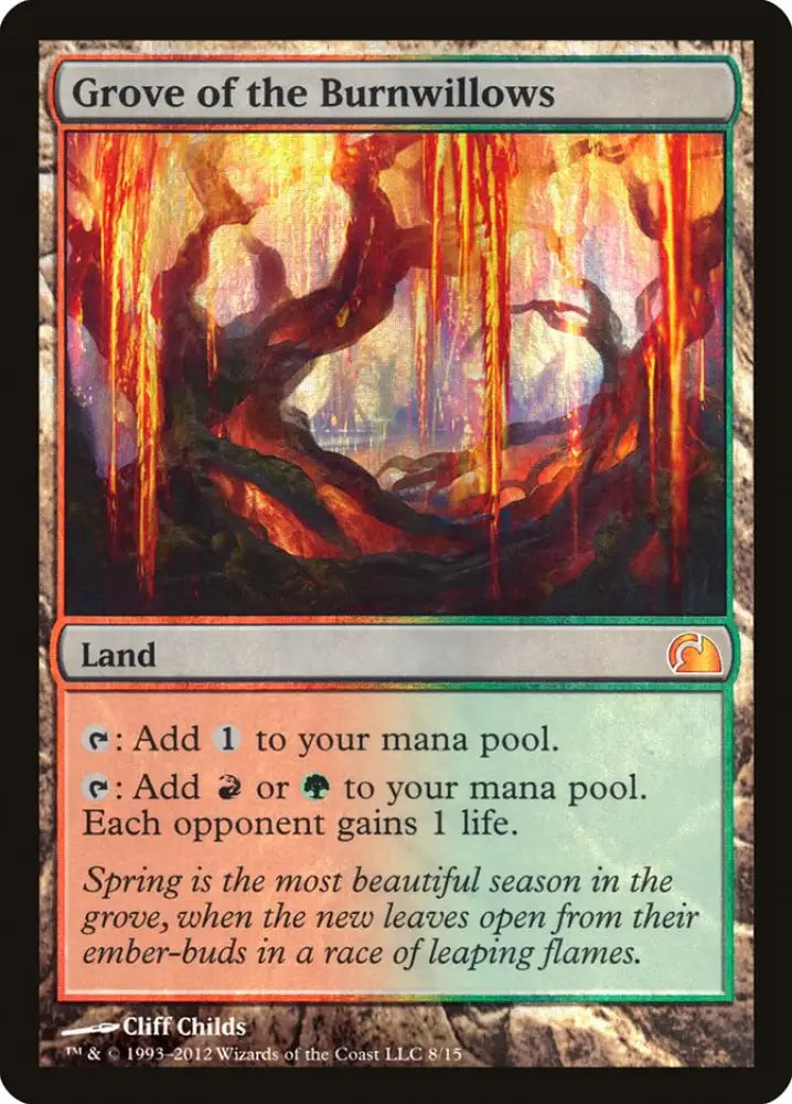 Grove of the Burnwillows [From the Vault: Realms] - MTG Single