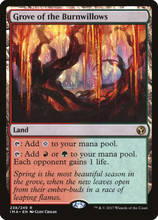 Grove of the Burnwillows [Iconic Masters] - MTG Single