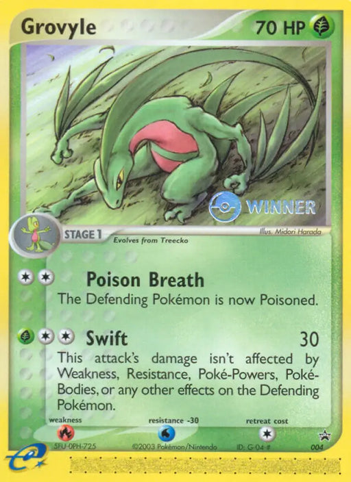 Grovyle (004) [Nintendo: Black Star Promos] - Pokemon Single
