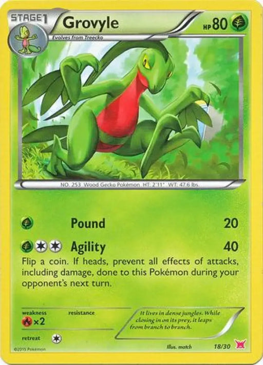 Grovyle (18/30) [XY: Trainer Kit 2 - Latias] - Pokemon Single