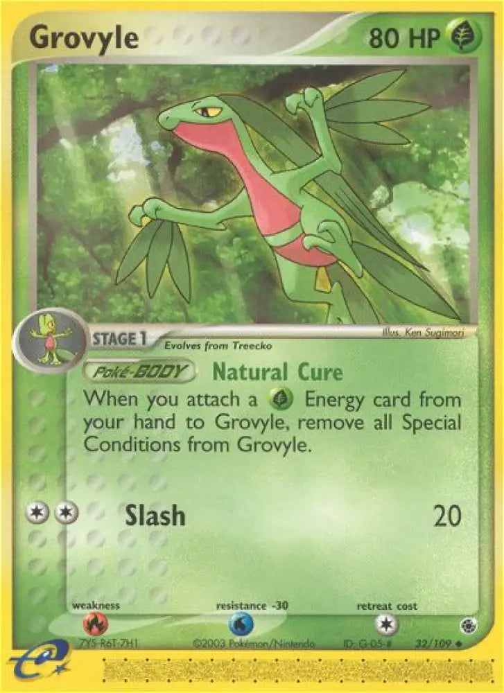 Grovyle (32/109) [EX: Ruby & Sapphire] - Pokemon Single