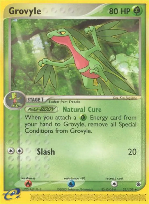 Grovyle (32/109) [EX: Ruby & Sapphire] - Pokemon Single