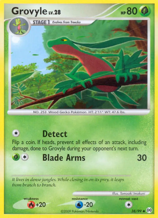Grovyle (38/99) [Platinum: Arceus] - Pokemon Single