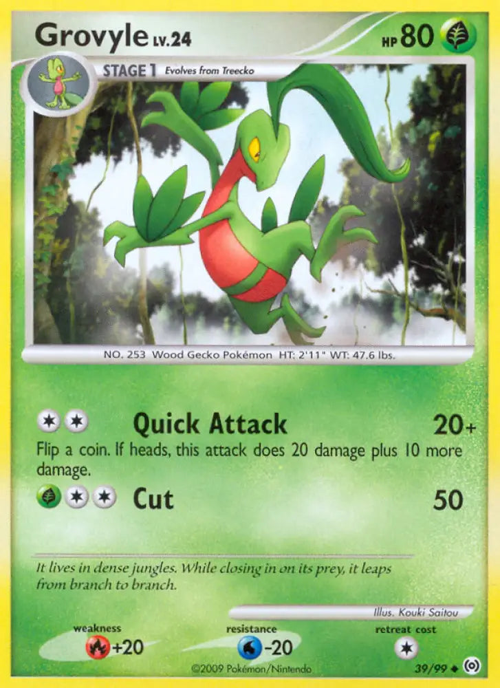 Grovyle (39/99) [Platinum: Arceus] - Pokemon Single