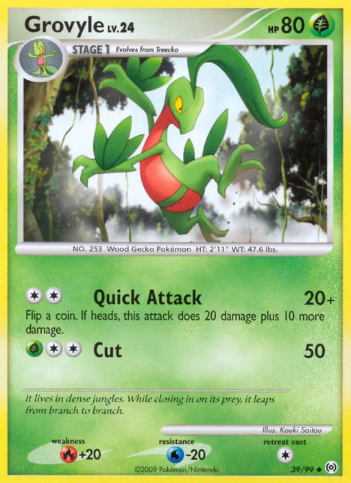 Grovyle (39/99) [Platinum: Arceus] - Pokemon Single