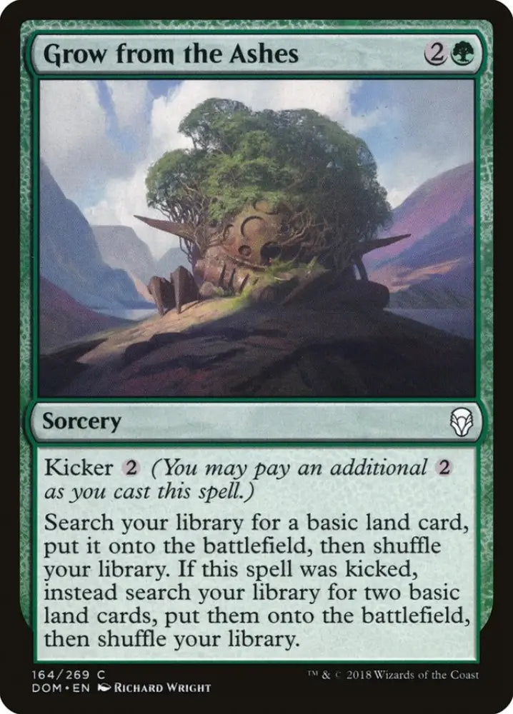 Grow from the Ashes [Dominaria] - MTG Single