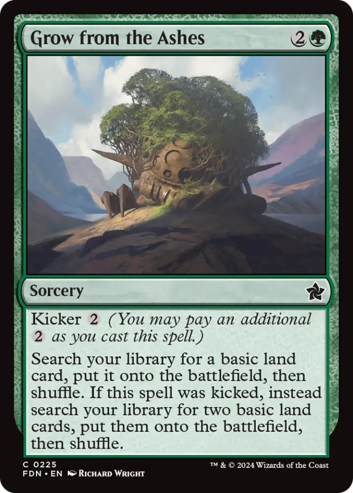 Grow from the Ashes [Foundations] - MTG Single