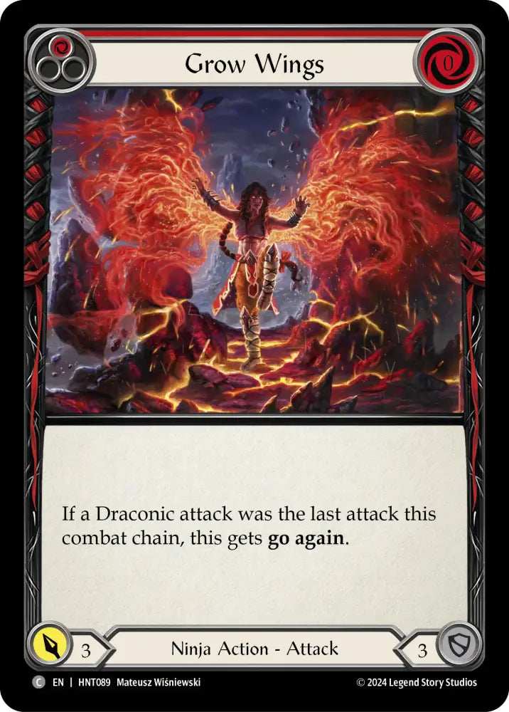 Grow Wings (Red) [The Hunted] - Flesh And Blood Single