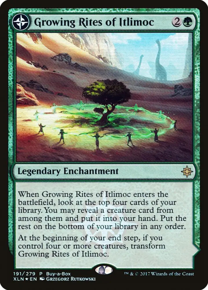Growing Rites of Itlimoc // Itlimoc Cradle of the Sun (Buy-A-Box) [Ixalan Treasure Chest] - MTG Single