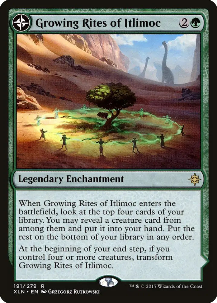 Growing Rites of Itlimoc // Itlimoc Cradle of the Sun [Ixalan] - MTG Single