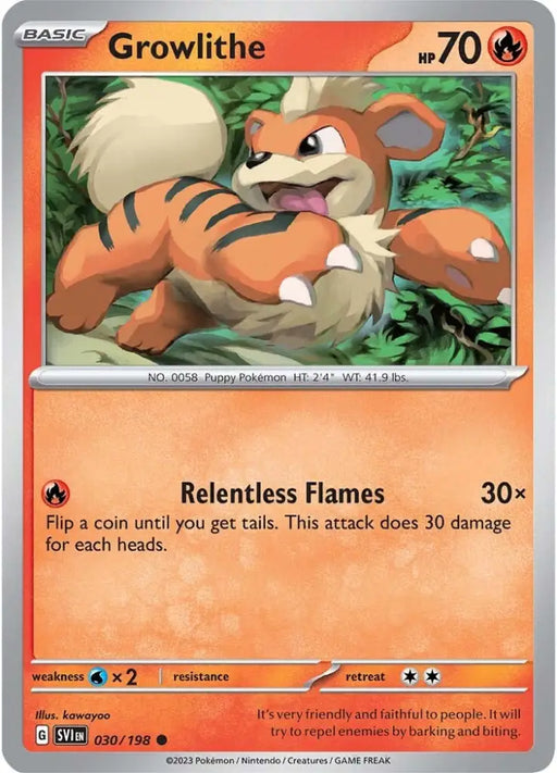 Growlithe (030/198) [Scarlet & Violet: Base Set] - Pokemon Single