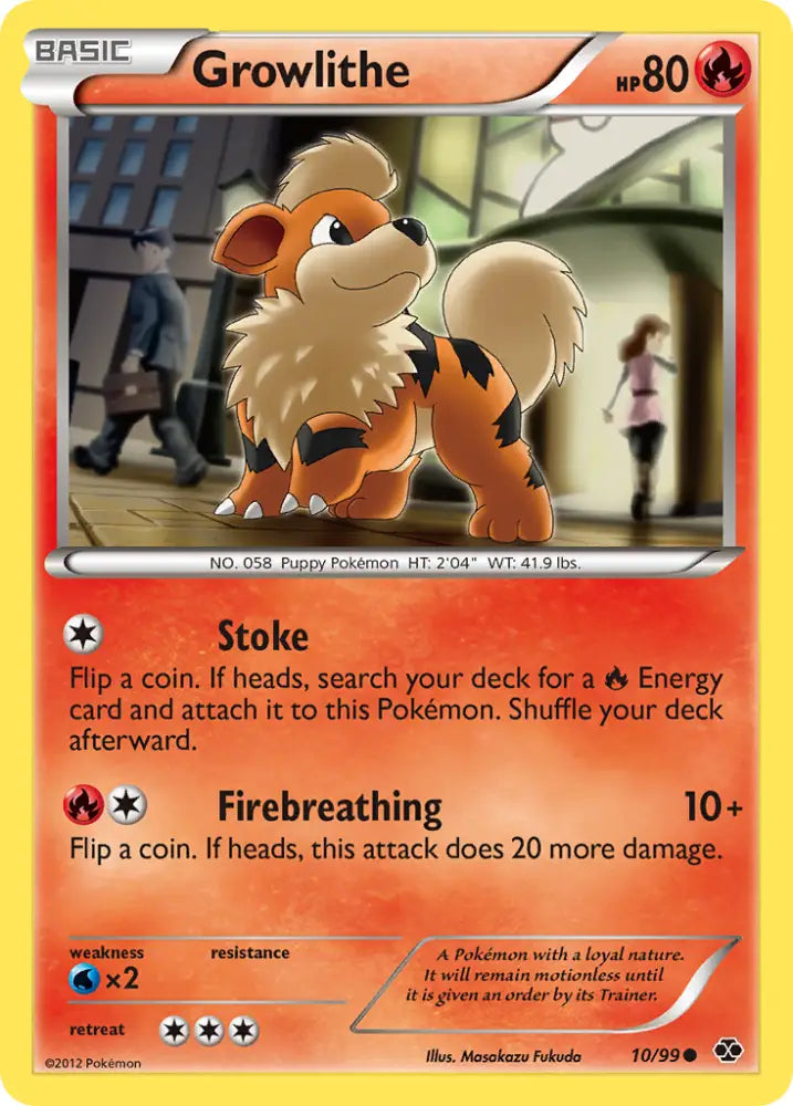 Growlithe (10/99) [Black & White: Next Destinies] - Pokemon Single